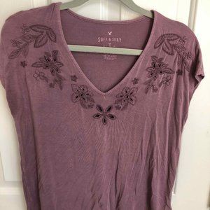 Soft and Sexy Lavender Blouse Size XS